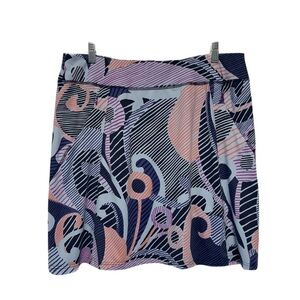 Title Nine Women's Mini Golf Skirt - Blue, Pink, White Abstract